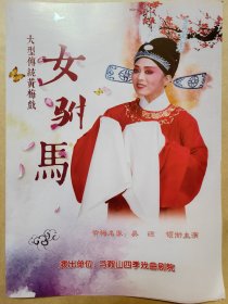 大型传统黄梅戏《女驸马》 吴琼领衔主演，演员:孙雪莲 徐叶保 姜青 印存斌 瞿凌云 徐海岩 胡永林 孙情 范以鹏 刘业勇 陶成功 徐良杰 演出说明书 （戏单 节目单）