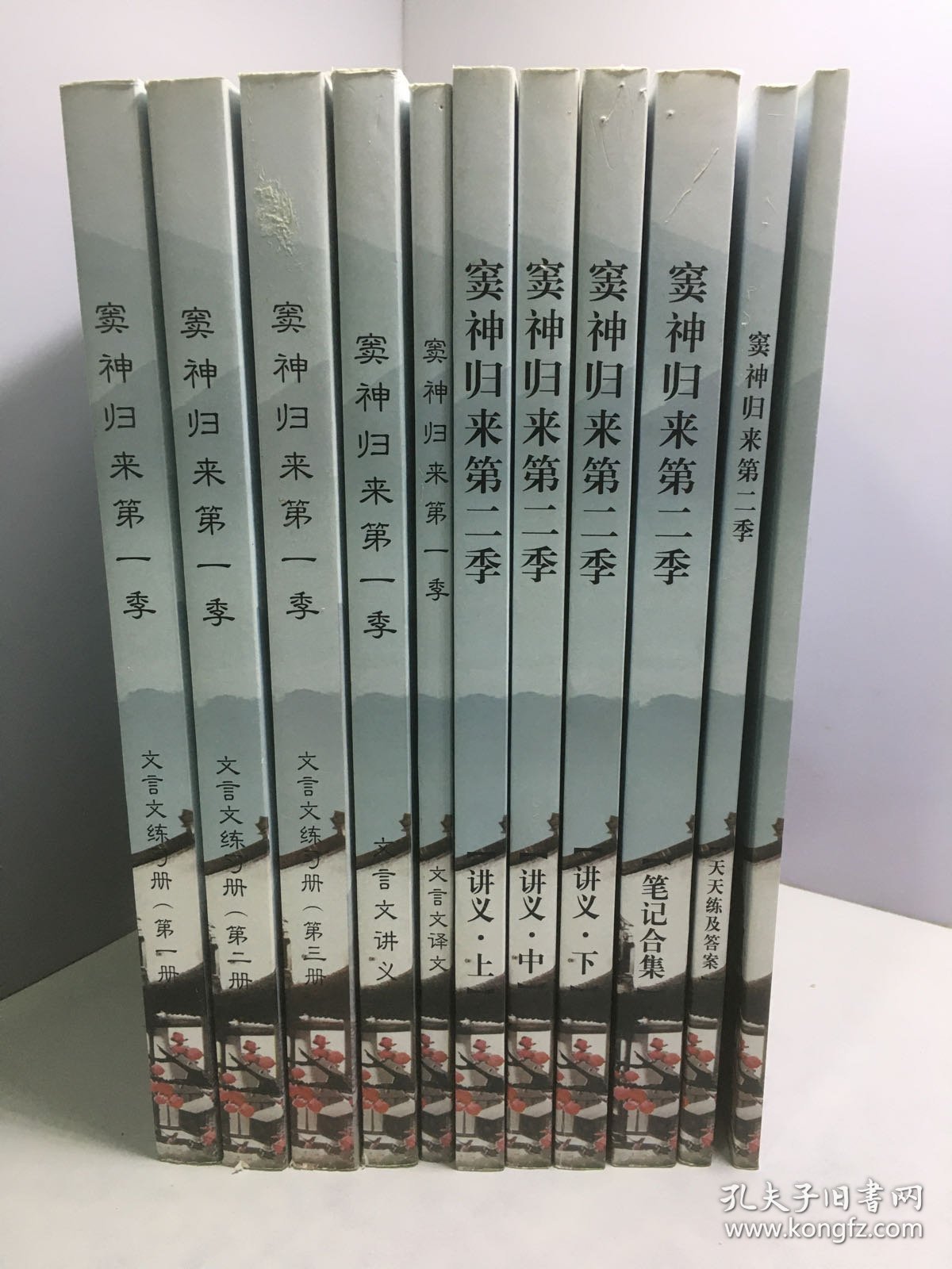 窦神归来 第一季 文言文练习册（第1-3册）+文言文讲义+文言文译文+第二季 讲义（上中下）+天天练及答案+笔记合集+庖丁阅读与技巧【11本合售】