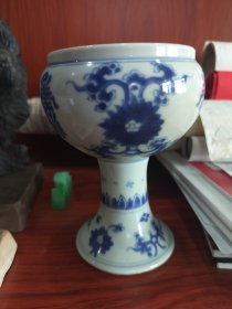 清三代康熙-青花斗16*8