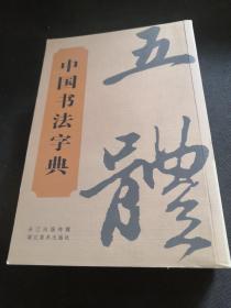 《五体中国书法字典》单字四千部首笔画编排索引汉语拼音索引书法工具鄂美