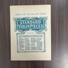 STANDARD VIOLIN PIECES（标准小提琴曲选集 英文原版）