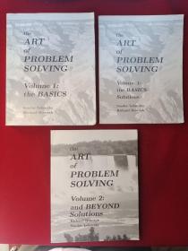 The Art of Problem Solving, 【Vol. 1: 《The Basics》《The Basics Solutions Manual》】【Vol. 2: And Beyond Solutions Manual】3本合售  9781885875020