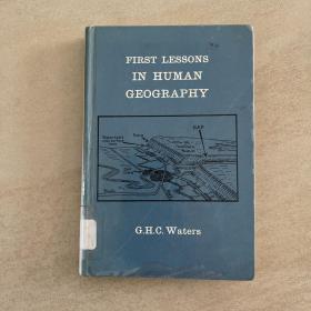 First Lessons  In  Human Geography  英文原版 人文地理第一课  1966年出版