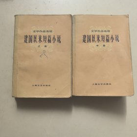 文学作品选读 建国以来短篇小说 上中（两本合售！）
