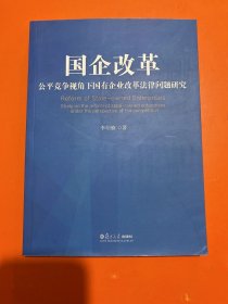 国企改革：公平竞争视角下国有企业改革法律问题研究