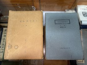 1962年稀见 油印 教材 ：飞机总体设计讲义 上下两册合售 16开 杨庆雄 1953年任教于哈尔滨军事工程学院 。他被航空工业部评为有突出贡献专家，国家教委授予荣誉证书，享受国务院为工程技术做出突出贡献发给的政府特殊津贴。