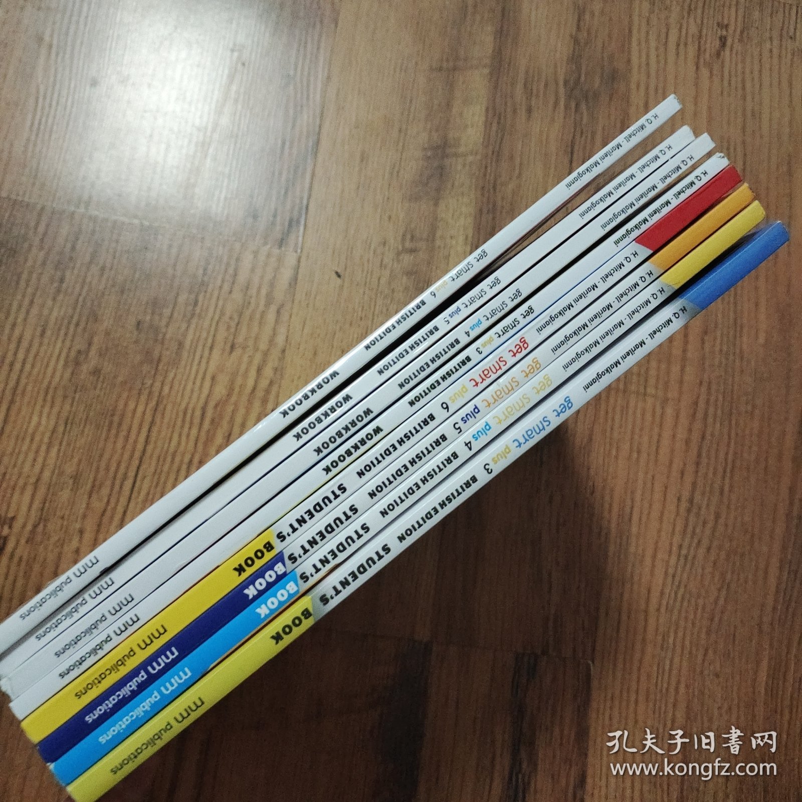 大山外语get smart plus 3、4、5、6 student boo+workbook3、4、5、6(8本合售，workbook4,5,6有光盘）