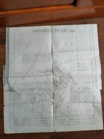 南通农校拟扩建校舍基地平面图（1:1000）【1956年老资料图】