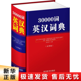 30000词英汉词典大字本