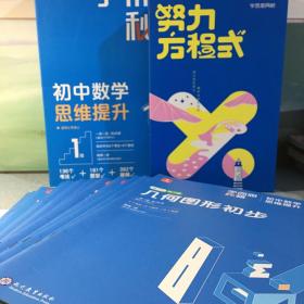 学而思秘籍 初中数学思维提升 1级 适用七年级上 共19册 附努力方程式一份