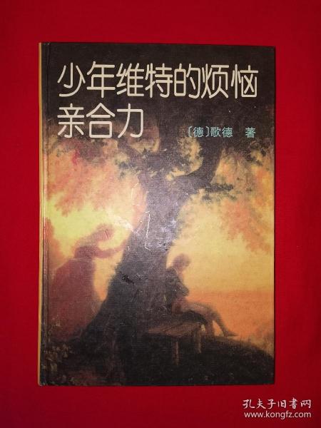 经典版本丨少年维特的烦恼、亲合力（全一册精装版）1997年原版老书462页大厚本！译者签名本