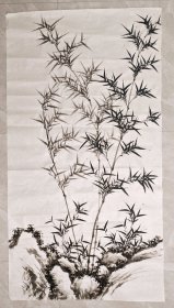 -▆无款传统六尺墨竹（6）