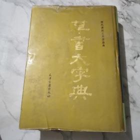 草书大字典  上册 天津古籍  一版一印d98