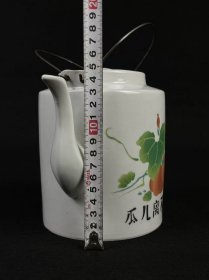 旧藏【瓜儿离不开秧】提梁壶、双提铁提系,全品完整、实拍如图!