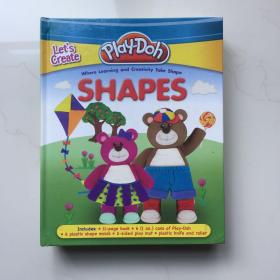 Play-Doh: Let's Creat Shapes(含6盒陪乐多彩泥、10个形状模具，2个挤压模具)