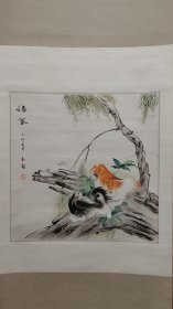 赵 玉 堂： 书画作品 ​画心尺寸： 64*64 ​货 号： 3--025 ​