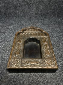 旧藏竹雕佛龛