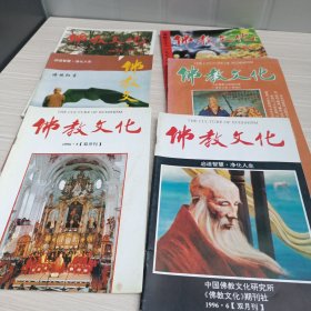 佛教文化杂志(1994年5本，1995年6本，1996年6本年，1997年6本，1998年5本，1999年6本，2000年4本)共38本合售
