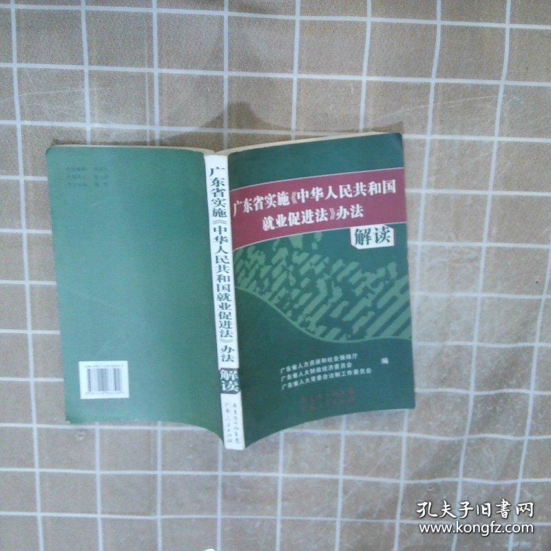 广东省实施〈中华人民共和国就业促进法〉办法解读