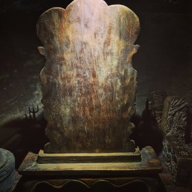 道教中天梵气斗姆元君牌位，分体设计，全品相