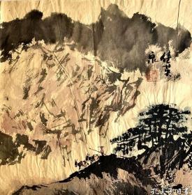 傅继 英国画山水005
