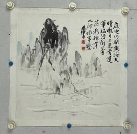 黄胄   尺寸  34/34  托片 
（1925.3—1997.4.23）中国画艺术大师，社会活动家，收藏家。 中国第一座大型民办艺术馆——炎黄艺术馆缔造者；中国画研究院、中国工艺美术馆筹建者；黄胄美术基金会设立者。带头捐赠自己书画作品与古代文物、书画收藏。主持具有深远影响的“93科学与艺术研讨会”“95经济与文化研讨会”等若干重要展览及学术活动。黄胄独创性地将速写融入中国画。