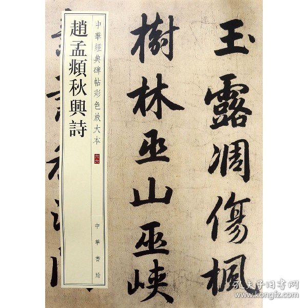 赵孟頫秋兴诗/中华经典碑帖彩色放大本 9787101135510