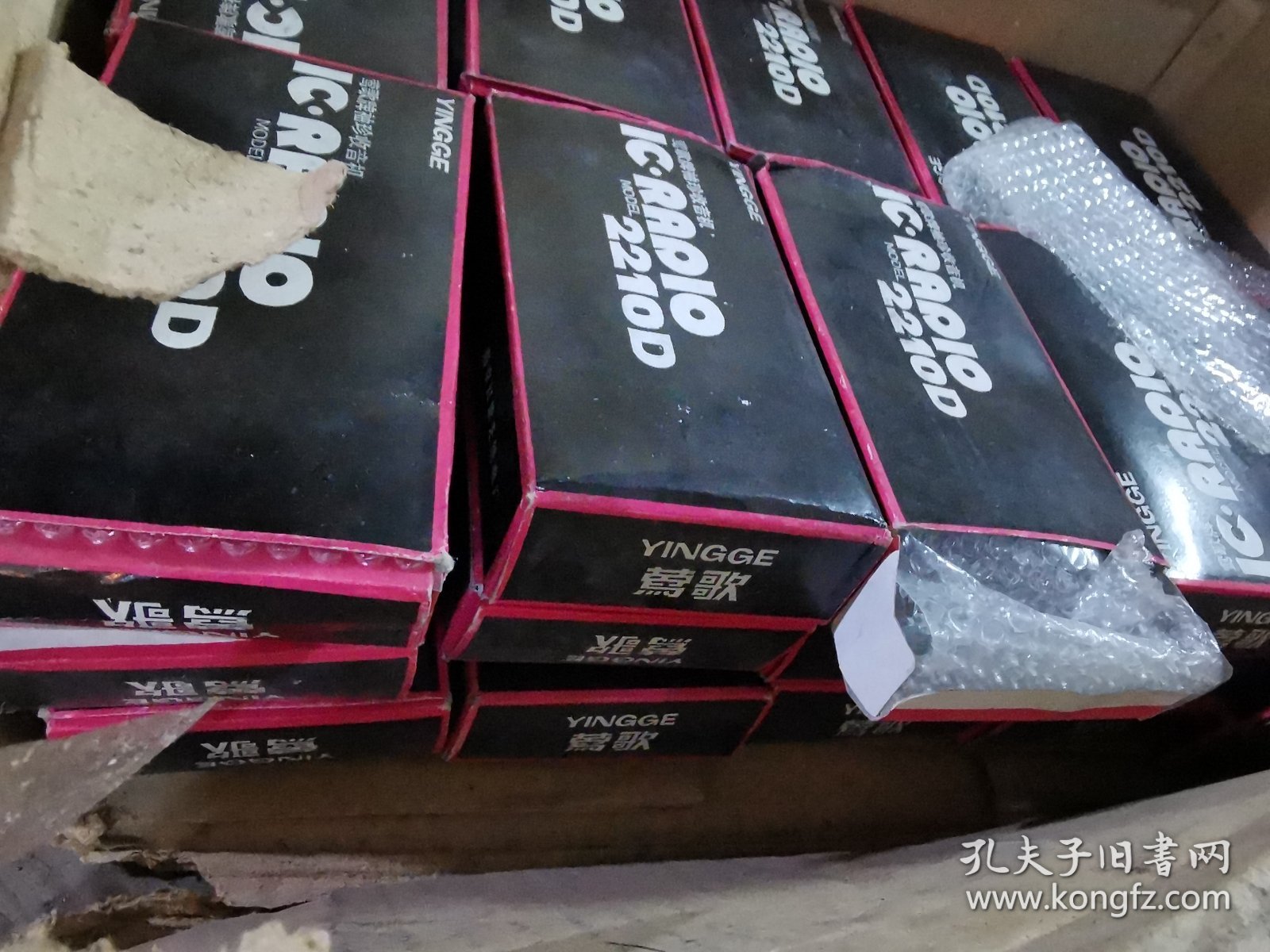 库存老货莺歌牌袖诊2210D收音机30台，使用三节5号电池，图自阅