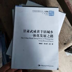 甘肃武威黄羊镇城乡一体化发展之路/中国国情调研丛书