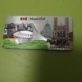 加拿大 蒙特利尔城市 旅游纪念 磁铁冰箱贴