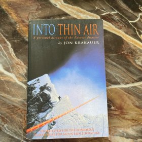 into thin air：a personal account of the Everest disaster
