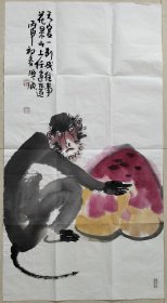 国画猴