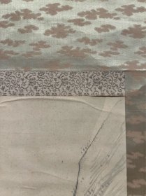 古笔山水图，绢本绫裱，逸品