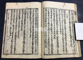 《国朝佳节录》1册全，和刻本，汉文，贞享5年，1688年版，古代日本一年十二月之行事，风俗录，并多引经据典，加以考证，相当于我国古代的岁时记，多受我国文化影响，如记有贺正，东土爆竹，释奠，桃花酒，浴佛，端午，七夕，重阳，腊八粥，除夕等，卷末并附庚申说，可读可藏。