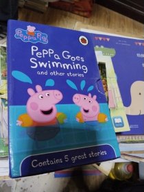 原版英文绘 peppa Goes Swimming and other stories