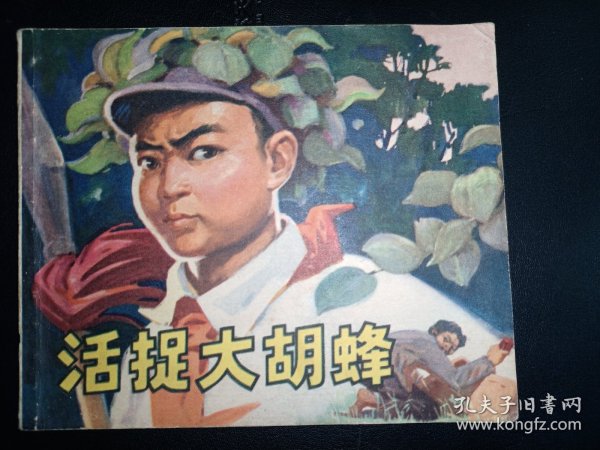 连环画湖南版《活捉大胡蜂》红领巾题材