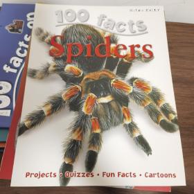 100 facts Spiders/100个事实系列动物 儿童科普知识大全百科英语