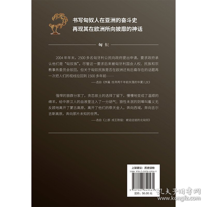 正版书籍挺进欧洲的匈奴:从大青山到阿尔卑斯张金奎 罗三洋 著9787507849561新华仓库多仓直发