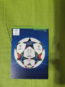 帕尼尼 panini 游戏版 2014-15 欧冠 球星卡 阿迪达斯 Adidas 决赛用球