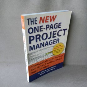 The New One-Page Project Manager: Communicate and