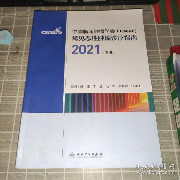 中国临床肿瘤学会（CSCO）常见恶性肿瘤诊疗指南2021（下册）