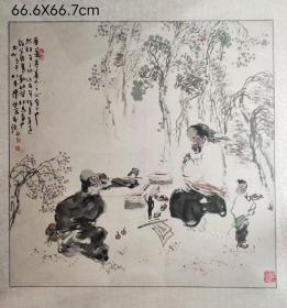 京都书画院院院长
齐德水先生手绘作品一幅