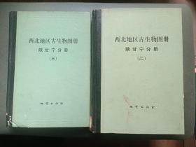 西北地区古生物图册：陕甘宁分册（二.三） 两册和售