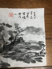 朱德荣山水！朱德荣，笔名亦彤，荣艺轩主人，1980年毕业于盐城师范学院美术专业，1985年结业于南京艺术学院工艺美术班，江苏省美术家协会会员，江苏省花鸟画研究会会员，建湖县美术家协会副主席！