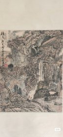 黄叶春-山水 56 × 43 cm 2.2平尺 立轴（原装原裱）