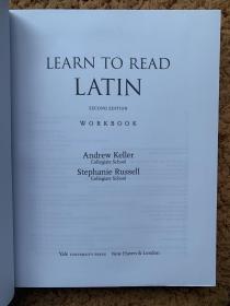 现货 Learn to Read Latin, Second Edition (Workbook  ) 英文原版  Stephanie Russell 如何学拉丁语