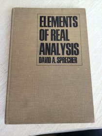 ELEMENTS OF REAL ANALYSIS精裝原版
