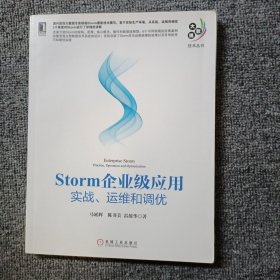 Storm企业级应用：实战、运维和调优