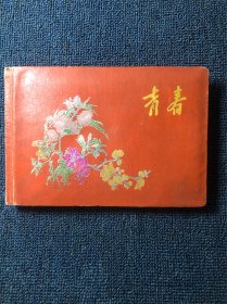 五六十年代老相册一个（看画风像是50年代的，未使用，多彩图，品相如图，喜欢的拍）