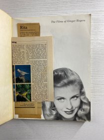 The Films of Ginger Rogers（1975年英文原版、图集）16开（正版如图、内页干净）